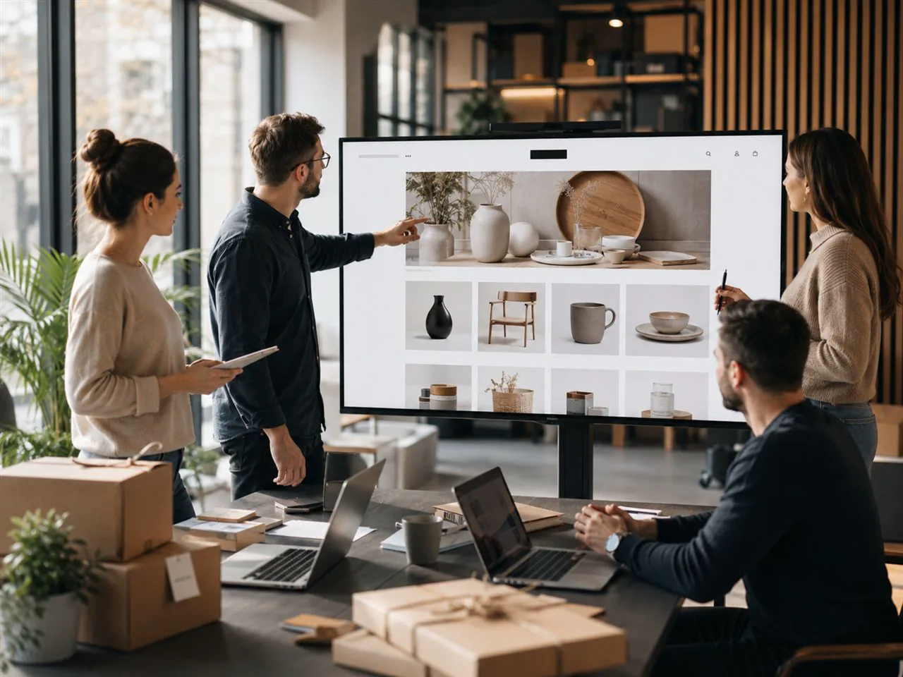 Aperçu d'un site internet conçu par WEBIAPROD, Création de site e-commerce